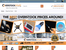 Tablet Screenshot of overstockstuff.com